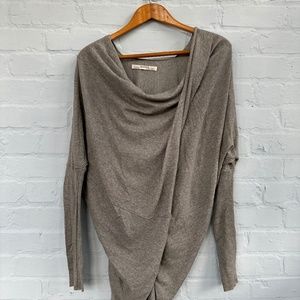 All Saints Itat Merino Wool & Silk Shrug - Small